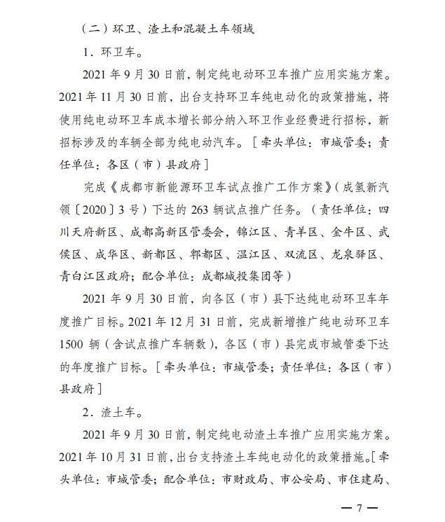 划设绿色货运示范区    成都发布新能源汽车推广方案