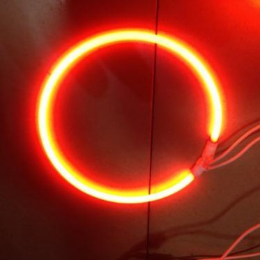 批发汽车大灯双光透镜改装天使眼光圈 CCF带保护罩超亮12V 白 蓝