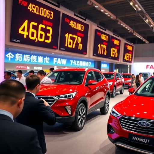 一汽红旗2025年销量460,063辆，同比增长11.7%