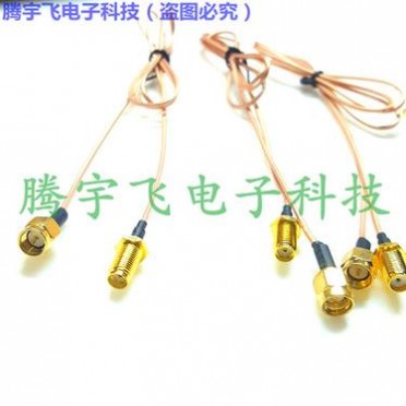 天线延长线一米RG178高温同轴线 SMA-J公-J针转SAM-K母-K孔射频线