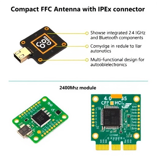 WIFI小天线FPC软板ipex 内置2.4G模块天线 蓝牙天线 2400mhz天线