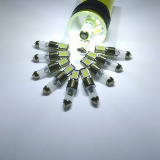 13PCS 汽车LED T10 双尖 31MM LED车内阅读灯 车厢灯 牌照灯 套装