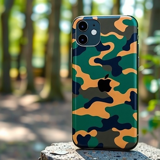 现货迷彩手机彩膜适用苹果iPhone11贴膜全包来图定制贴纸sticker