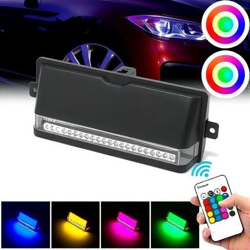 LED遥控七彩雾灯9005 9006 H7 H8 H11 7440 1156 27RGB倒车灯5050