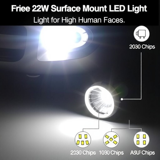 新款9005汽车led白光泡3030 22LED 9006大功率贴片22W前LED雾灯