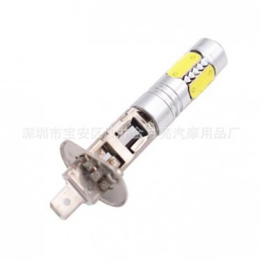 热销汽车LED雾灯 H1 7.5W 5面COB前雾灯 改装LED防雾灯高亮行车灯