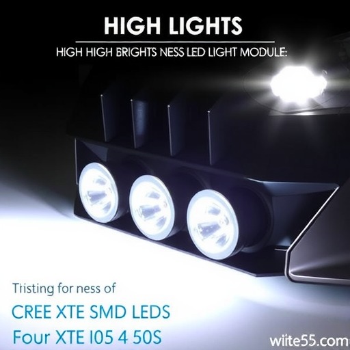 现货 黑金刚 H15 20W CREE XTE 4SMD 汽车LED雾灯新款雾灯 高亮度