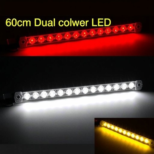 供应60CM335侧面发光带转向灯/LED泪眼灯/汽车装饰灯条双色灯带