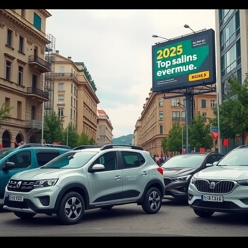 Dacia Sandero 2025年有望蝉联欧洲新车销量榜首 Dacia Sandero 2025年有望蝉联欧洲新车销量榜首