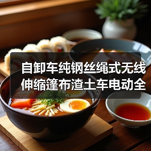 自卸车纯钢丝绳式无线伸缩篷布渣土车电动全套**盖配件