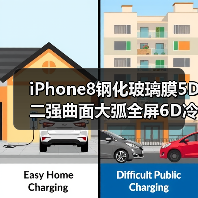 iPhone8钢化玻璃膜5D二强曲面大弧全屏6D冷雕苹果X手机贴膜7plus