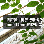 供应弹性乳胶行李绳 7mm-12mm橡胶绳 弹力绳厂家 欢迎定制