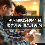 140-2翘板开关4**成 喷水开关 暖风开关 风扇开关