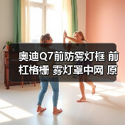奥迪Q7前防雾灯框 前杠格栅 雾灯罩中网 原装进口奥迪专卖