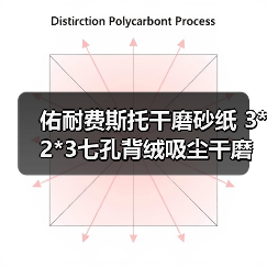 佑耐费斯托干磨砂纸 3*2*3七孔背绒吸尘干磨砂碟片研磨圆打磨片 佑耐费斯托干磨砂纸 3*2*3七孔背绒吸尘干磨砂碟片研磨圆打磨片