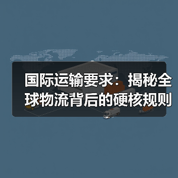 国际运输要求:揭秘全球物流背后的硬核规则 国际运输要求:揭秘全球物流背后的硬核规则