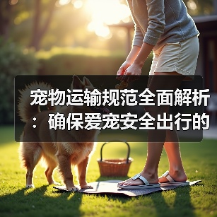 宠物运输规范全面解析：确保爱宠安全出行的最佳指南