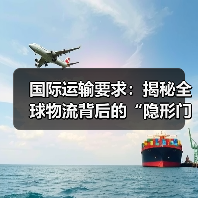 国际运输要求：揭秘全球物流背后的“隐形门槛”