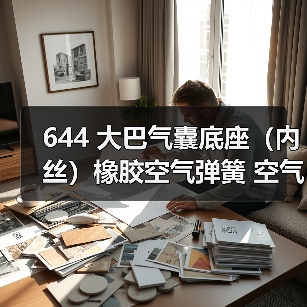 644 大巴气囊底座（内丝）橡胶空气弹簧 空气减震活塞