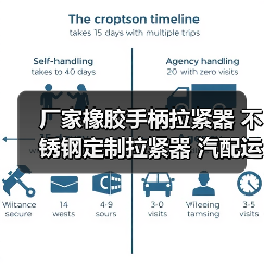 厂家橡胶手柄拉紧器 不锈钢定制拉紧器 汽配运输拉紧器