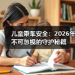 儿童乘车安全:2026年不可忽视的守护秘籍 儿童乘车安全:2026年不可忽视的守护秘籍