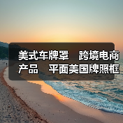 美式车牌罩　跨境电商产品　平面美国牌照框罩　牌照框防尘罩