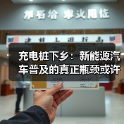 充电桩下乡：新能源汽车普及的真正瓶颈或许不在城市