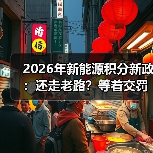 2026年新能源积分新政：还走老路？等着交罚款吧