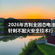 2026年吉利全固态电池针刺不起火安全技术行业领先,是吹牛还是真本事? 2026年吉利全固态电池针刺不起火安全技术行业领先,是吹牛还是真本事?