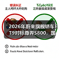 2026年蔚来旗舰轿车ET9对标尊界S800，国产百万豪车到底行不行？