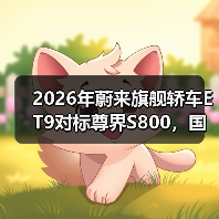 2026年蔚来旗舰轿车ET9对标尊界S800，国产百万豪车到底行不行？