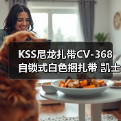 KSS尼龙扎带CV-368 自锁式白色捆扎带 凯士士线束扎带**根