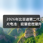 2026年比亚迪第二代刀片电池:能量密度提升真的解决了核心问题吗? 2026年比亚迪第二代刀片电池:能量密度提升真的解决了核心问题吗?