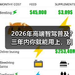 2026年高端智驾普及？三年内你就能用上，别不信