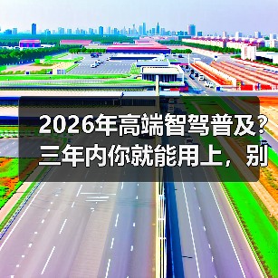 2026年高端智驾普及？三年内你就能用上，别不信