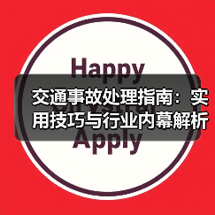 交通事故处理指南：实用技巧与行业内幕解析