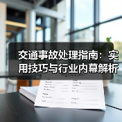 交通事故处理指南：实用技巧与行业内幕解析