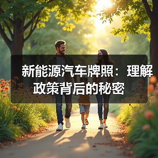 新能源汽车牌照：理解政策背后的秘密