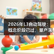 2026年L3自动驾驶:概念阶段已过,量产落地进行中 2026年L3自动驾驶:概念阶段已过,量产落地进行中