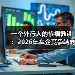 一个外行人的惨痛教训:2026年车企竞争转向拼AI算力闭环和出海建厂布局 一个外行人的惨痛教训:2026年车企竞争转向拼AI算力闭环和出海建厂布局