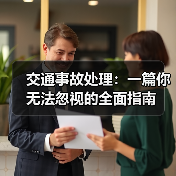 交通事故处理：一篇你无法忽视的全面指南