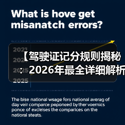 【驾驶证记分规则揭秘：2026年最全详细解析】
