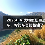 2026年AI大模型批量上车,你的车真的智能了吗? 2026年AI大模型批量上车,你的车真的智能了吗?