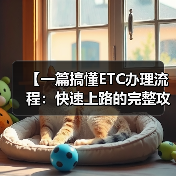 【一篇搞懂ETC办理流程:快速上路的完整攻略】 【一篇搞懂ETC办理流程:快速上路的完整攻略】