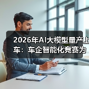 2026年AI大模型量产上车:车企智能化竞赛为什么让我慌了? 2026年AI大模型量产上车:车企智能化竞赛为什么让我慌了?
