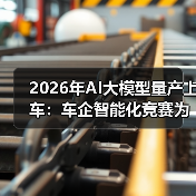 2026年AI大模型量产上车:车企智能化竞赛为什么让我慌了? 2026年AI大模型量产上车:车企智能化竞赛为什么让我慌了?
