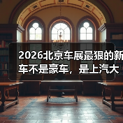 2026北京车展最狠的新车不是豪车，是上汽大众ID.ERA9X