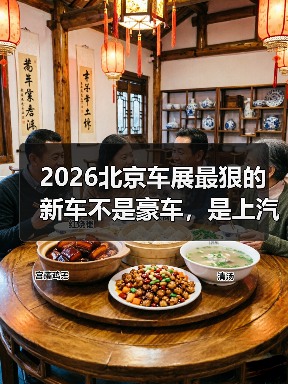 2026北京车展最狠的新车不是豪车，是上汽大众ID.ERA9X