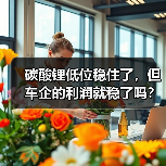 碳酸锂低位稳住了,但车企的利润就稳了吗? 碳酸锂低位稳住了,但车企的利润就稳了吗?