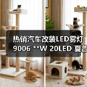 热销汽车改装LED雾灯 9006 **W 20LED 夏普前雾灯前照灯泡防雾灯 热销汽车改装LED雾灯 9006 **W 20LED 夏普前雾灯前照灯泡防雾灯